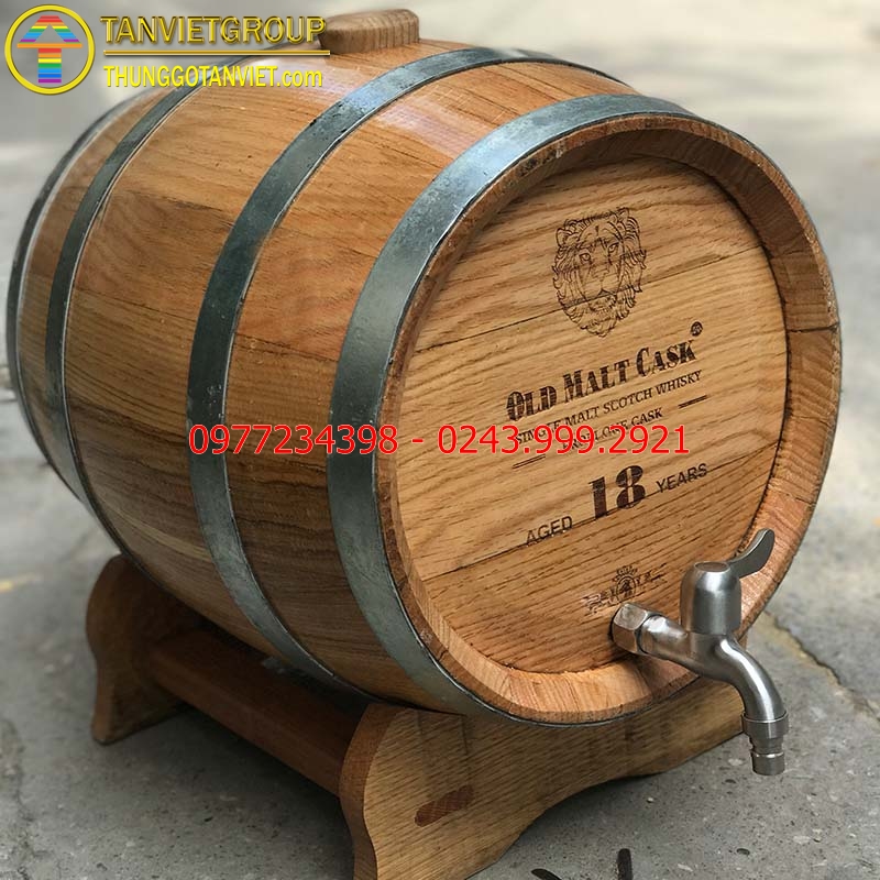 bán thùng gỗ sồi 20L